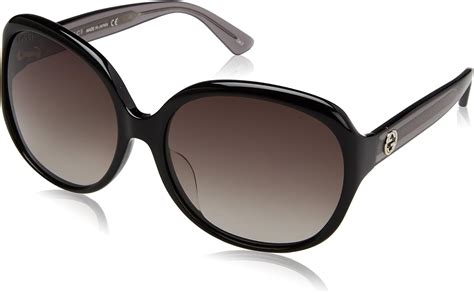 gucci schwarze sonnenbrille damen|gucci brille gross.